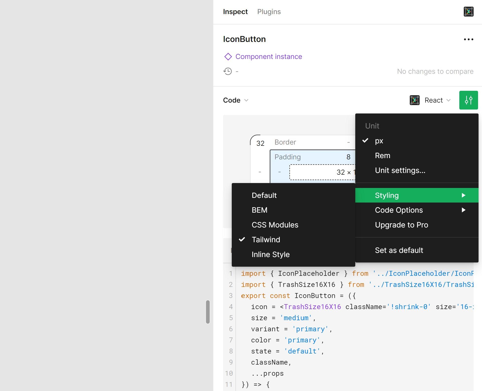 AutoHTML Plugin Codegen Settings